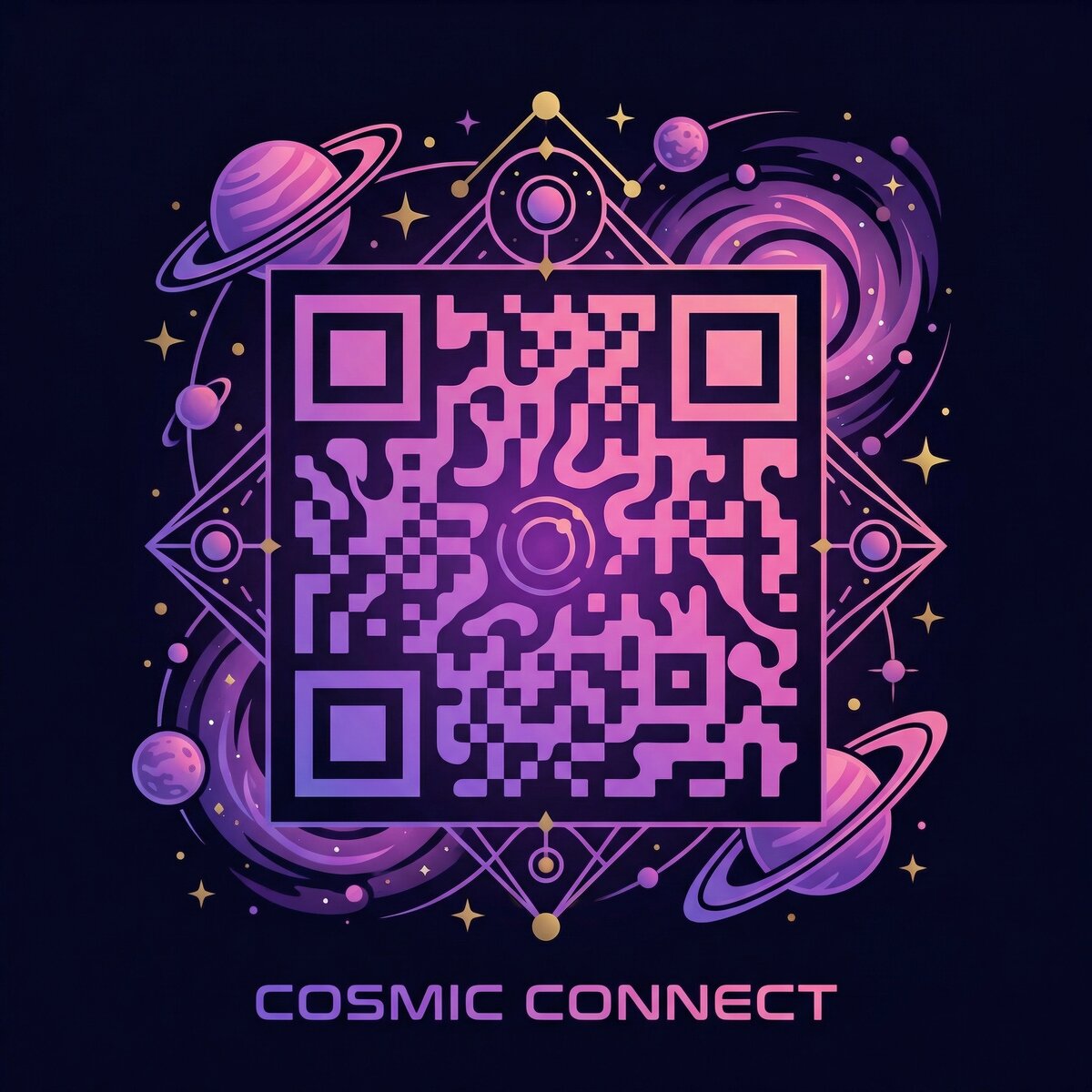 情深叉喔二维码